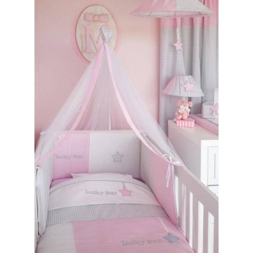 Baby Oliver Σετ Προίκας  Lucky Star Pink des.308